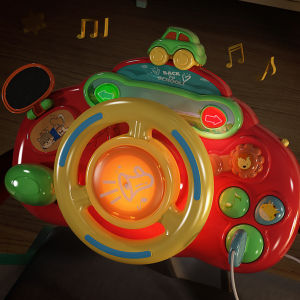 Đồ chơi vô lăng trẻ em mô phỏng lái xe ô tô mới nhất 2022 (tặng kèm pin)