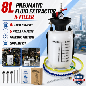 5L/8L Pneumatic Gear Oil Pumping Pump High-Speed Oil Injector Filling Automobile Automatic Gearbox