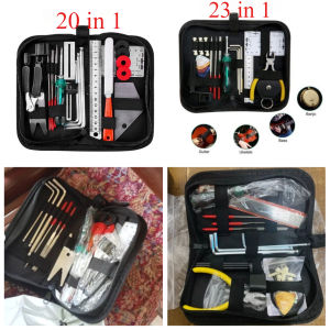 【HOT】Guitar Tools Guitar Maintenance Kit Repair and Maintenance Tool Kit String Action Ruler Gauge Measuring Tool String Winder