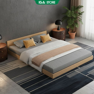 Giường bệt kiểu Nhật gỗ MDF  phù hợp không gian vừa và nhỏ  - GP310