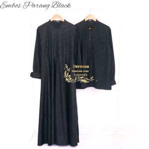 Gamis Embos Hitam: Pilihan Modis & Nyaman