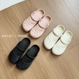 Free Shipping Mollykiki Breathable Ballet-Style Clogs For Women 2026 Summer New Collection Non-Slip Slip-On Flat-Soled Sandals