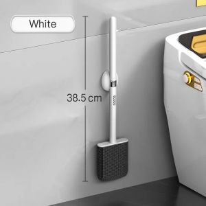 ECOCO Flat Magnetic Toilet Brush - Sikat Toilet WC Magnet Kloset Kamar Mandi Bathroom Brush Silicon Pembersih kamar mandi estetik minimalis homeware