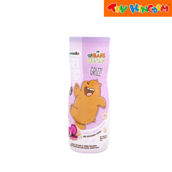 Natufoodies Organic Rice Puff Biscuit Purple Sweet Potato 42g | Lazada PH
