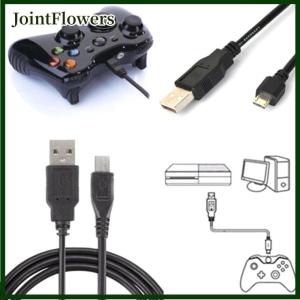 JointFlowers Dây cáp dữ liệu Sạc Micro USB màu đen cho Bộ điều khiển PlayStation 4 PS4