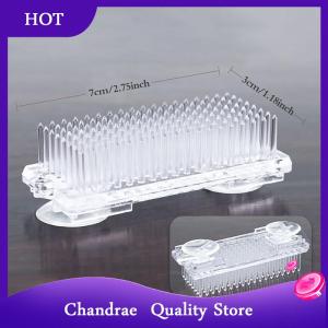 [Chandrae] Round Ikebana Kenzan Flower Frog Suction Cup Plastic Flower Arranging Tool Art Fixed Rubber Base Holder Floral Decor Pot Vase