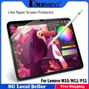 【✅SG Seller✅】RICHMENT Matte & Paper-Feel Screen Protector Film for Lenovo idea Tab 11/Lenovo tab m11/LENOVO idea Tab 12.7"/LENOVO idea Tab 12.1"/ Soft PET Paper Film Drawing and Writing for Lenovo M10 Plus/LENOVO M10/LENOVO idea TAB 11
