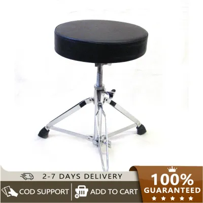 Heavy Duty Mavies Drum Throne suitable for any ages Adjustable Chrome Padded Stool Piano Drum