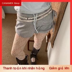 CS Y2k Punk đinh tán da đôi mỏng vành đai phụ nữ người đàn ông PU đen trắng eo Dây đeo hợp thời trang dây thắt lưng jeans váy trang trí