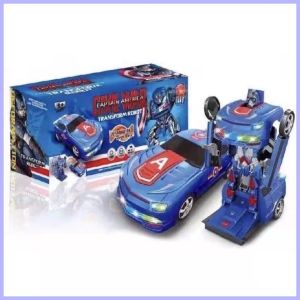 Childrens electric deformation toy car sound light car toy