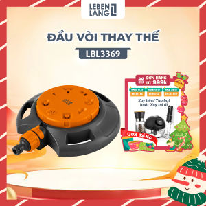 Đầu vòi phun nước tưới cây Lebenlang LBL3369 gồm 8 kiểu phun nước đa dạng khác nhau thiết kế tiện dụng - hàng chính hãng