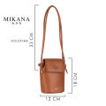 Mikana Bronze Kogarashi Leather Bucket Bag for Woman Sling Bag small bag mini bag slingbag crossbody bag bags for women. 