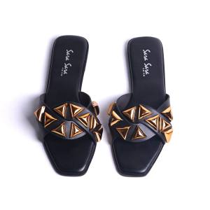 Sara Sara Sera I Sandal Slop Flat Wanita Stylish Casual Motif Trendy Kekinian Kualitas MALL