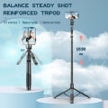 TNW L16/L18 Wireless Selfie Stick Tripod Stand Bluetooth Monopod Foldable with 1/4 Adapter for Gopro DSLR Cameras Phones. 