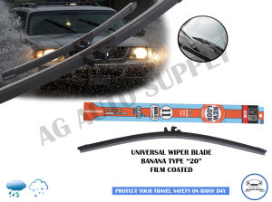 Universal Silica Gel Coating Wiper Blade Banana Type New Look Size 14161718192021222426 Film Coated