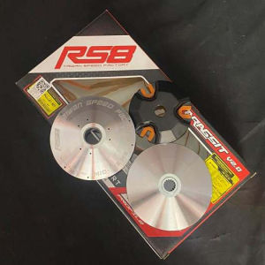 RS8 PULLEY SET W/ DRIVE FACE MIO I 125/ SOUL I GT TARAGSIT RED