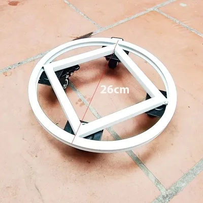 Đôn Sắt có bánh xe Sơn Tĩnh Điện ko gỉ Kệ Sắt Kê Chậu Cao Cấp