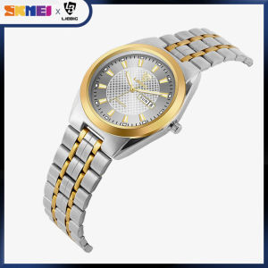 SKMEI Women Digital Watch Casual Fashion Dual Display Stainless Steel Waterproof Wrist Watch For Women Men L1020