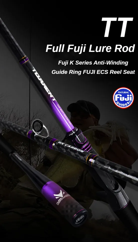 Ultra-Short Portable Spinning Telescopic Fishing Rod 1.98m 2.28m 2.58m Fast  Action Ultra Light Spinning Rod Pole (Size : 2.58m) (1.98m) ()