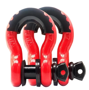 3/4U type trailer hook and loop 8-ton off-road vehicle design trailer hook horseshoe buckle 2PCS