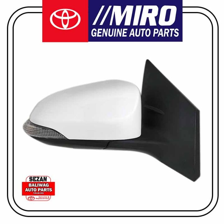 MIRO SIDE MIRROR RIGHT POWER NOT RETRACTABLE WITH LAMP WHITE MIRO SIDE MIRROR RIGHT POWER NOT RETRACTABLE WITH LAMP WHITE
