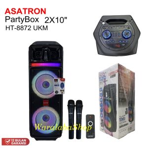 Speaker Asatron HT-8872 UKM Double 10Inch Model TOP 2X10
