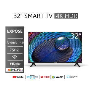 EXPOSE ทีวี 32ราคาถูกๆ TV smart TV สมาร์ททีวี ทีวี 43 นิ้ว Google/Netflix &Youtube HDR10 Dolby Audio โทรทัศน์ WiFi 1080p รับประกัน 1 ปี