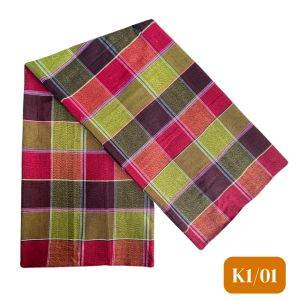 ด่านเหนือแพรฝ้าย ผ้าโสร่ง  sarong ผ้าทออีสาน ขนาด 95x180 cm ผ้านุ่งสำหรับผู้ชาย  ของฝากสินค้าที่ระลึก สินค้าOTOP  มีเก็บเงินปลายทาง