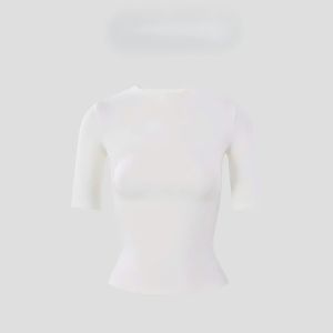 Áo thun nữ cổ cao TheLina Studio tay lửng ôm body co giãn thoải mái basic phù hợp đi chơi đi học đi làm ATK012