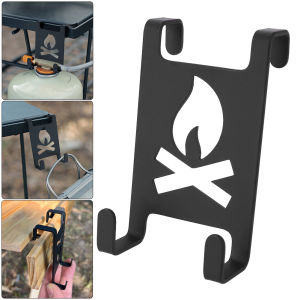 【New Arrival】 Camping Stove Gas Tank Hanger Clip Stainless Steel Heavy Duty Hook for Hiking and Outdoor Cooking