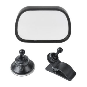 Hamshmoc Universal Baby Rear View Mirror In-Car Durable Adjustable Angle Kids Observation Mirror Easy Installation Car Accessories Interaction With Baby Traveling