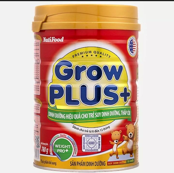 Sữa Nutifood Grow plus Đỏ cho trẻ dưới 1 tuổi 780g | Lazada.vn