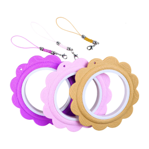 3 Pcs Round Wreath Embroidery Hoop Crosses Stitching Hoop Candy Colored Embroidery Frame for Sewing Needlework