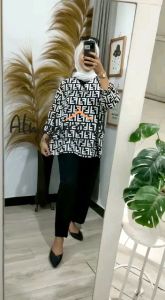 ONESET JUMBO  MOTIF FENDY ONESET TERKINI FENDY