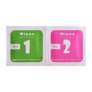 1pcs Wet Dry Cleaning Wipes Dust Cloth Phone Cleaning Protective Film Camera Lens LCD Screen