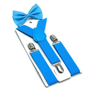 Suspender Bretel Anak Balita TK Playgroup Cowok Kecil Anak2 Cewek Pesta Dasi Kupu Bayi Lucu Bowtie Tali Kodok Model Y Batita Garter Anak-Anak Ikat Pinggang Grosir Import Elastis
