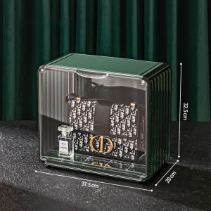 【🇸🇬 SG Seller】Transparent Acrylic Magnetic Bag Storage Popmart Figurine Display Box Cosmetic Perfume Storage Shoes Books Cups Storage