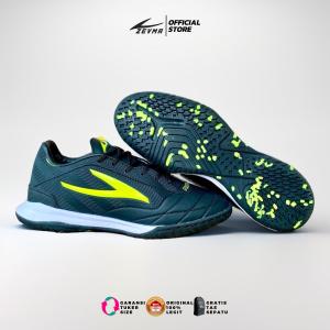 Zevma Sepatu Futsal Panthera Pro - 2 Black Green IC