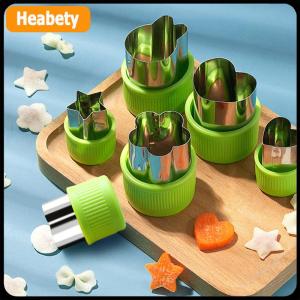 【2-3 days delivery】 Vegetable Fruit Cutter Stainless Steel Flowers Cartoon Shape Mold Cake Biscuit Cutting Mold Kitchen Cookie Cutter Tool
