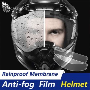 Motorcycle Helmet Waterproof Lens Film Universal Rain and Fog Protection Film Transparent Lens Sticker Helmet Anti Fog Film Visor Shield Rainproof Membrane