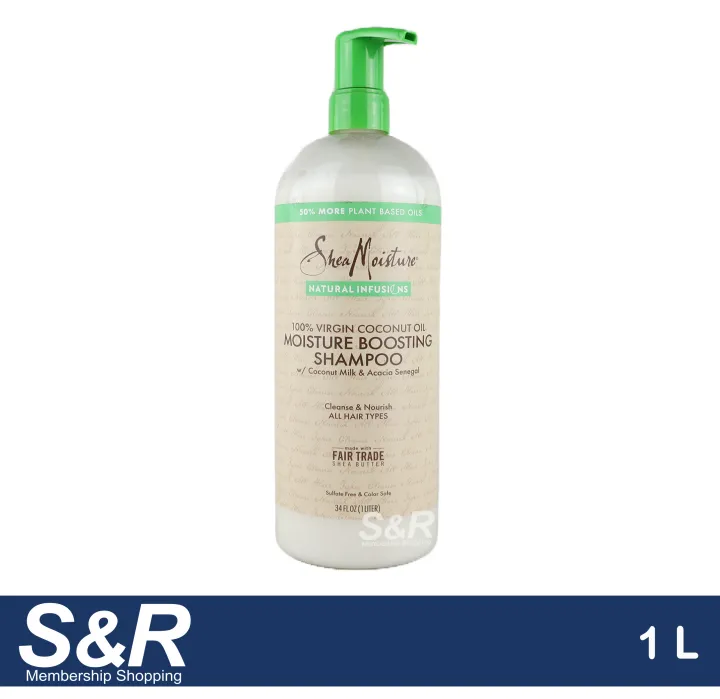 SheaMoisture Natural Infusions Moisture Boosting Shampoo, 34 fl oz