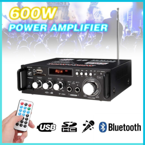 COD BT-298A Bluetooth EQ Audio Amplifier Karaoke Home Theater FM Radio 600W Amplifier BT 298A