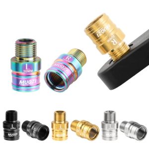 CLOTH 1 Pair Titanium Alloy Pedal Extender 9/16 20MM Bicycle Pedal Extension Bolts Bicycle Parts Stable Bike Pedals Adapters Spacers Mountain Bike Pedal