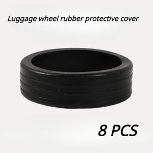 Homenhome Suitcase Wheel Rubber Protective Cover Silent Universal Wheel Accessories Universal