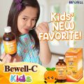 Bewell C for Kids 250ml Non Acidic Vitamin C with Zinc Orange Flavor Syrup. 