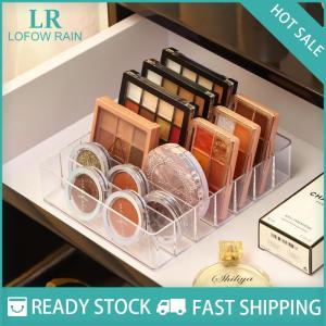 LF Wholesale✨Flash Sale ✨ 7 Grid Storage Box Clear Plastic Makeup Cosmetic Stand Holder Lipstick Organizer