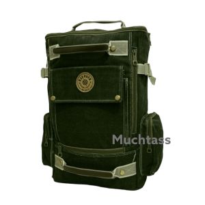 Tas Ransel Pria Kanvas Tebal Tas Kanvas Tas Cowok Vintage  Backpack Tas Punggung
