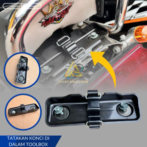 Dudukan Tatakan Box Tempat Toolkit Tool kit ToolBox Bagasi RX King FULLSET (BONUS KARET BAUT & RING)