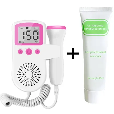 COD Fetal Doppler Heart Rate Monitor for Baby Pregnancy Heartbeat Detector LCD Precision Ultrasonic