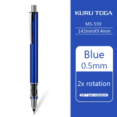1PCS Japan UNI M5-559 Rotary Mechanical Pencil 0.3 / 0.5mm Kuru Toga ADVANCE Mechanical Pencil Low Center of Gravity
